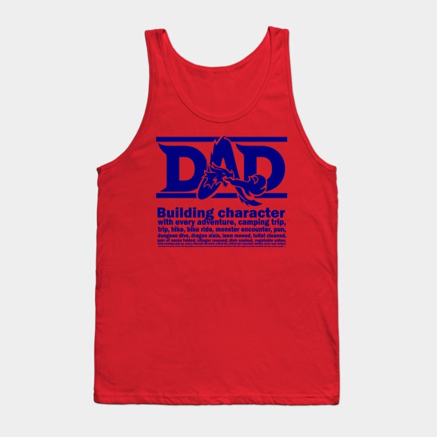 D&D Dad (Blue) Tank Top by Crew